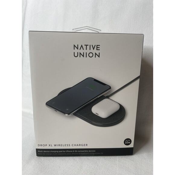 Native Union Drop XL Wireless Charger (Watch Edition) – Multi-Device Charging - Picture 1 of 4